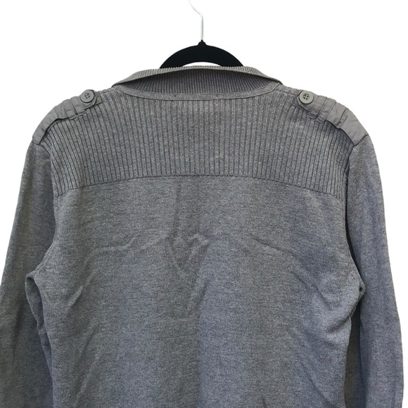 INC International Concepts Gray Detailed Sweater size Medium - Picture 8 of 9